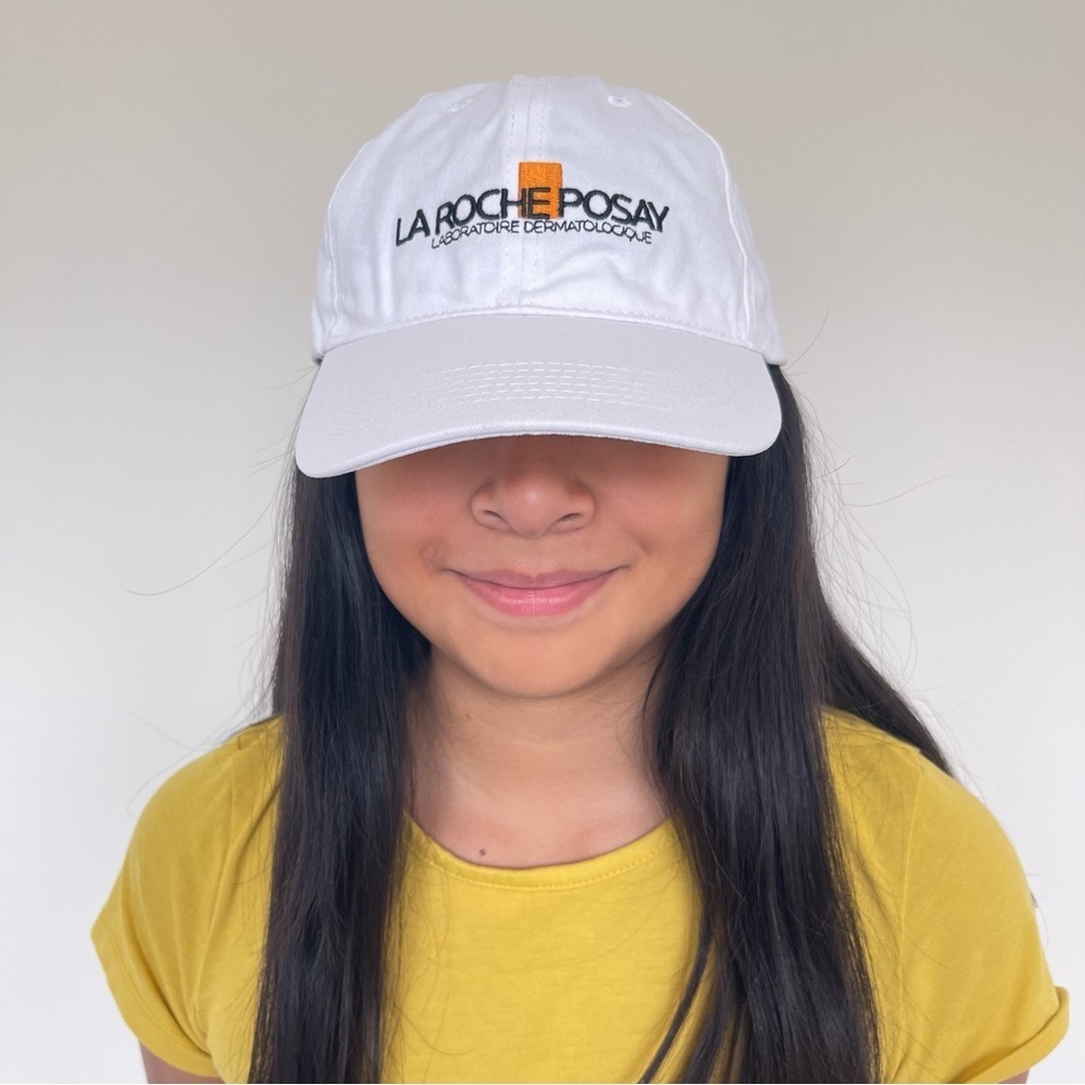 La Roche Posay White Baseball Cap Hat Branding Logo